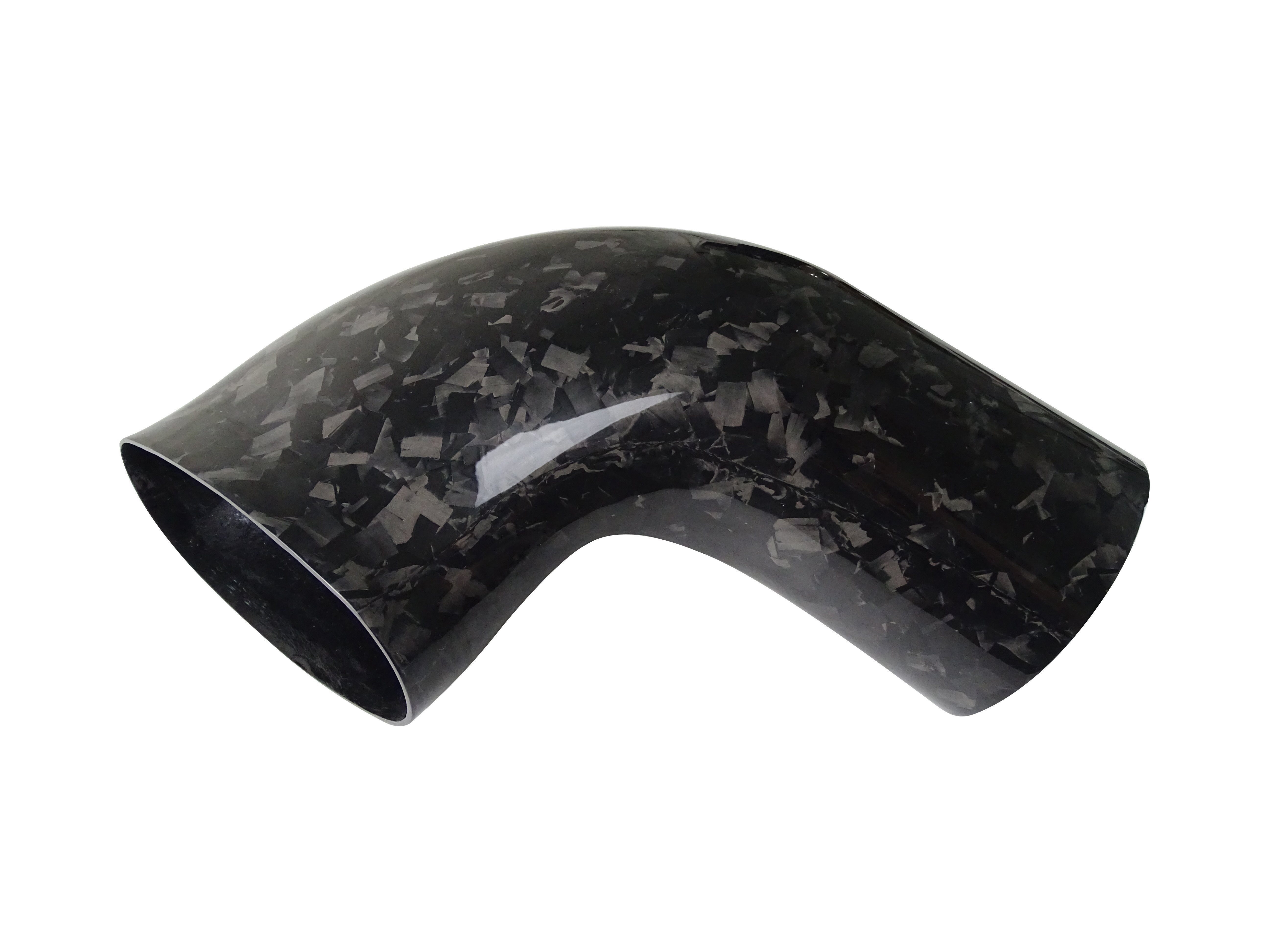 Forged carbon fiber pipe