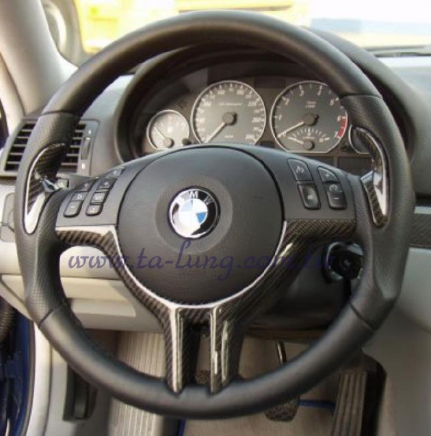E46 2D steering wheel cover 1